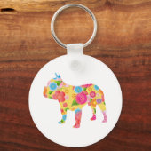 Bulldog Schlüsselanhänger (Vorderseite)