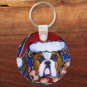 Bulldog Schlüsselanhänger (Vorderseite)