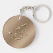 Bulldog Schlüsselanhänger Personalisierter Bulldog (Rückseite)