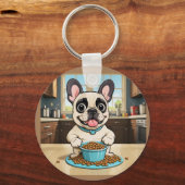Bulldog-Schlüsselanhänger Schlüsselanhänger (Vorderseite)