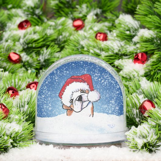 Bulldog Schneekugeln (Weihnachten)