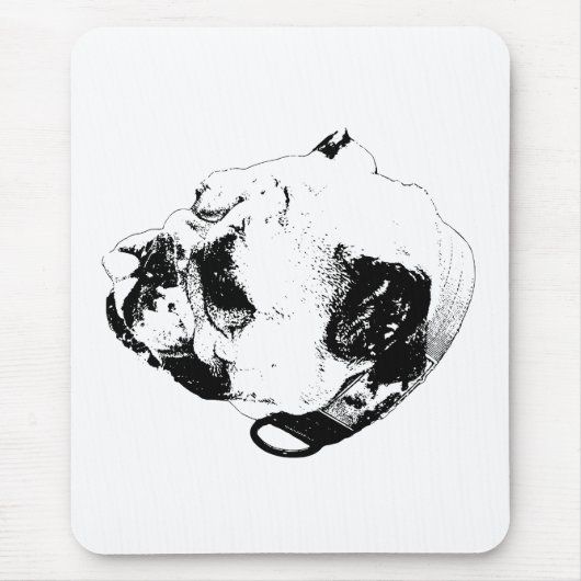 Bulldog Schreibtisch-Ease Mousepad (Vorne)