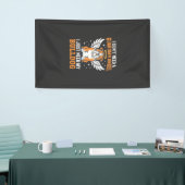 Bulldog-Schutzengel-Hund Banner (Messeveranstaltung)