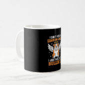Bulldog-Schutzengel-Hund Kaffeetasse (Vorderseite Links)