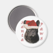 Bulldog (schwarz) magnet (Vorderseite/Rückseite)