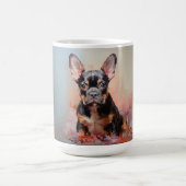Bulldog schwarz und tan Welpe Kaffeetasse (Mittel)