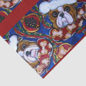 Bulldog Seidenpapier (Detail)