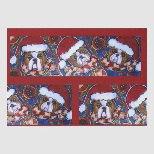 Bulldog Seidenpapier (Vorderseite)