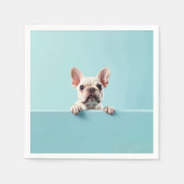 Bulldog Serviette (Vorderseite)