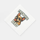 Bulldog Serviette (Ecke)