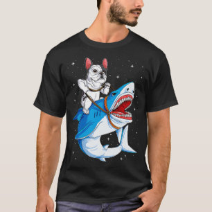 Bulldog Shark T Shirt Kids Space Galaxy Jaw