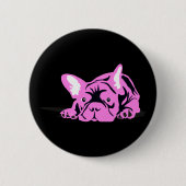 Bulldog-Silhouette Button (Vorderseite)