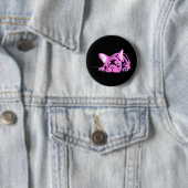 Bulldog-Silhouette Button (Beispiel)