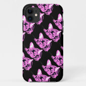 Bulldog-Silhouette Case-Mate iPhone Hülle (Rückseite)