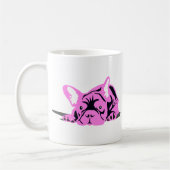 Bulldog-Silhouette Kaffeetasse (Links)