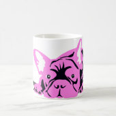 Bulldog-Silhouette Kaffeetasse (Mittel)