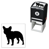Bulldog-Silhouette Permastempel (Beispiel)