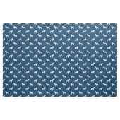 Bulldog-Silhouette Stoff (Fat Quarter (45,7 x 55,9 cm))
