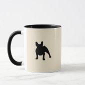 Bulldog-Silhouette Tasse (Links)