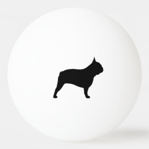 Bulldog-Silhouette Tischtennisball