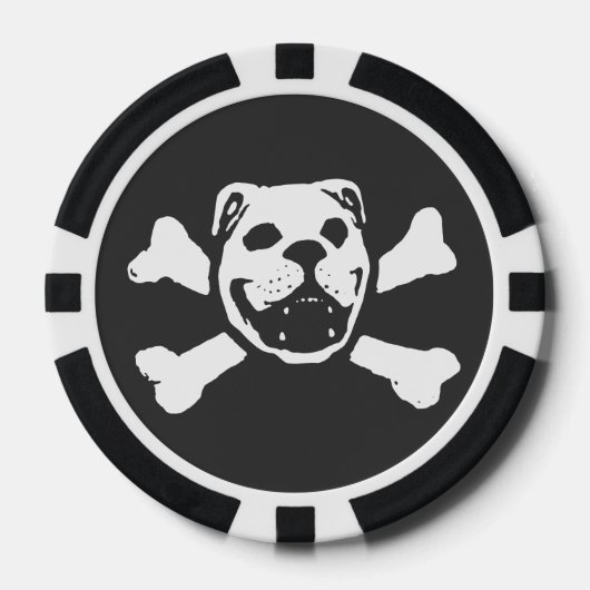 BULLDOG SKULL (von Bulldog Haven NW) Poker Chip (Vorderseite)