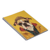 Bulldog Spiral Foto Notebook Notizblock (Rechte Seite)