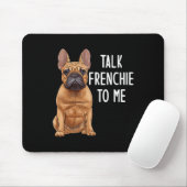 Bulldog spricht mir Französisch Mousepad (Mit Mouse)