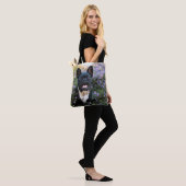 Bulldog-Stände in Blume Tasche (Am Model)