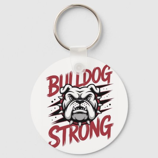 Bulldog Stark Schlüsselanhänger (Vorderseite)