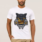 Bulldog Stärke - Fierce Mascot Grafischer T - Shir T-Shirt (Vorderseite)