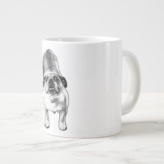 Bulldog Starlight Jumbo-Tasse (Vorderseite Rechts)