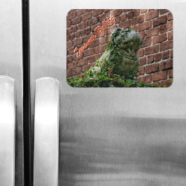 Bulldog Statue Savannah GA Fotografy Magnet