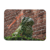 Bulldog Statue Savannah GA Fotografy Magnet (Horizontal)