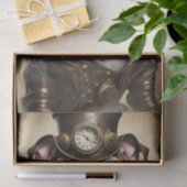 Bulldog Steampunk Decoupage Tissue Paper Seidenpapier (Geschenk)