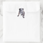 Bulldog Stickers Custom English Bulldog Stickers (Tasche)