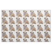 Bulldog Stoff (Fat Quarter (45,7 x 55,9 cm))