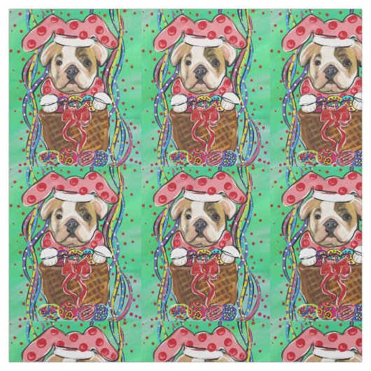 Bulldog Stoff (Muster)