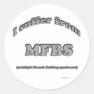 Bulldog-Syndrom - Aufkleber