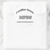 Bulldog-Syndrom - Aufkleber (Tasche)