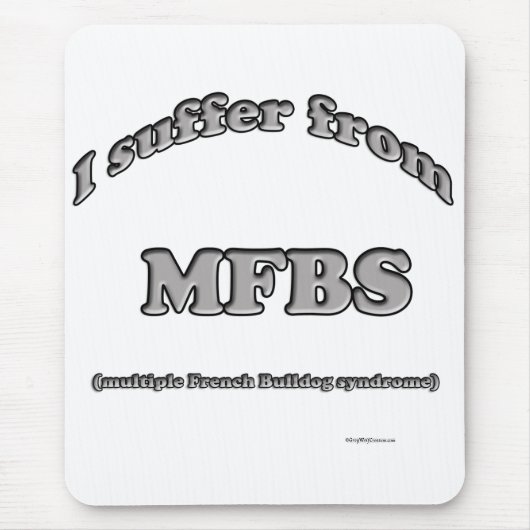 Bulldog-Syndrom Mousepad (Vorne)