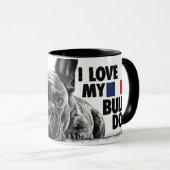 Bulldog Tasse (VorderseiteRechts)