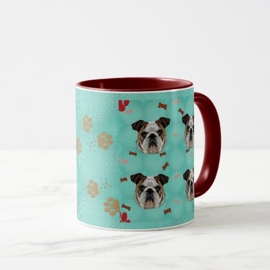 Bulldog Tasse (VorderseiteRechts)