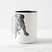Bulldog Tasse Kaffee Cup Coole englische Bulldog C (Vorderseite Links)