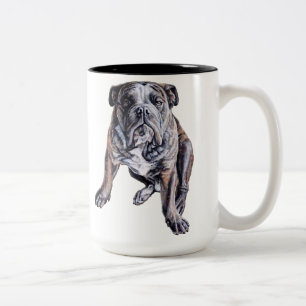 Bulldog Tasse Kaffee Cup Coole englische Bulldog C