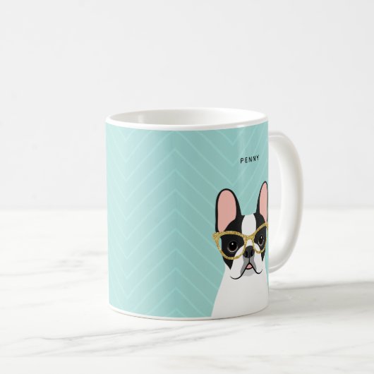 Bulldog-Tasse Kaffeetasse (VorderseiteRechts)