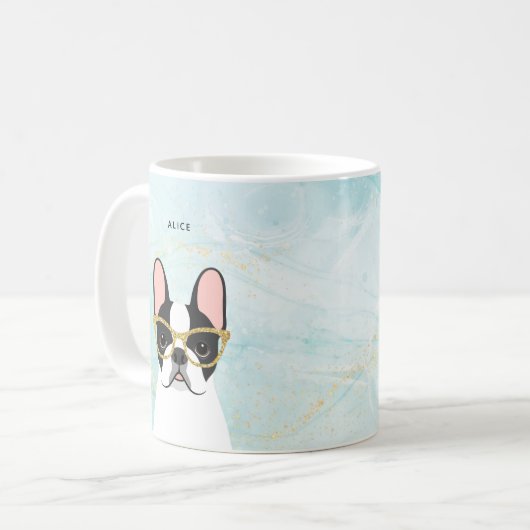 Bulldog-Tasse Kaffeetasse (Vorderseite Links)