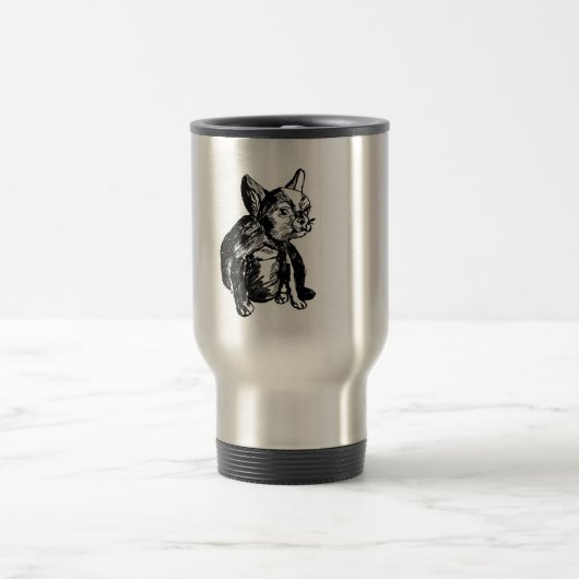 Bulldog-Tasse Reisebecher (Mittel)