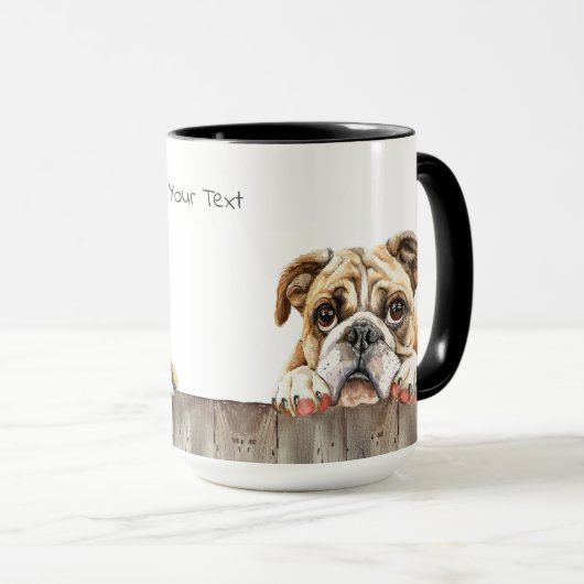 Bulldog-Tasse Tasse (VorderseiteRechts)