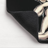 Bulldog Tattoos I Liebe Vater Sitzende Gift Fett Mousepad (Ecke)