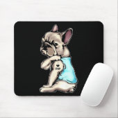 Bulldog Tattoos I Liebe Vater Sitzende Gift Fett Mousepad (Mit Mouse)